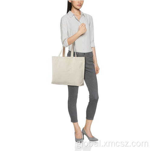 Shopping Bag Custom Plain off white reusable shopping tote bags Manufactory